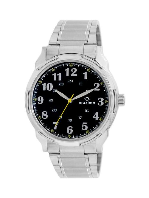 Maxima Black Dial Watch For Men - 39831cmgi - 13707501 - Very Small Image - 1