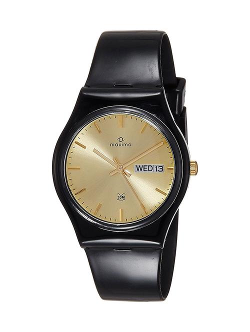 maxima gold dial watch for  men -  02237ppgw - 13707743 - Very Small Image - 1