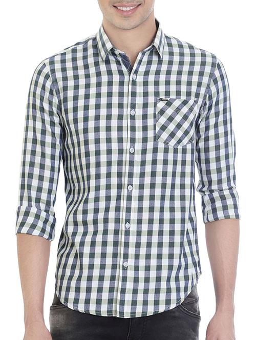 grey cotton casual shirt - 13710452 - Very Small Image - 1