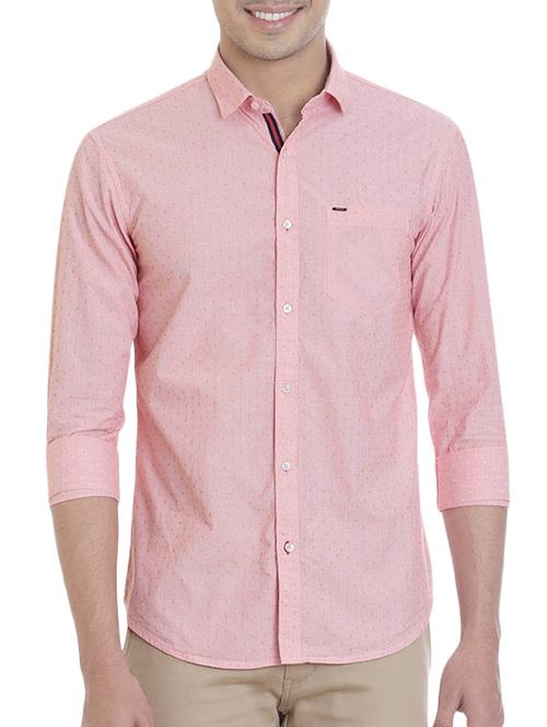 orange cotton casual shirt - 13710672 - Very Small Image - 1