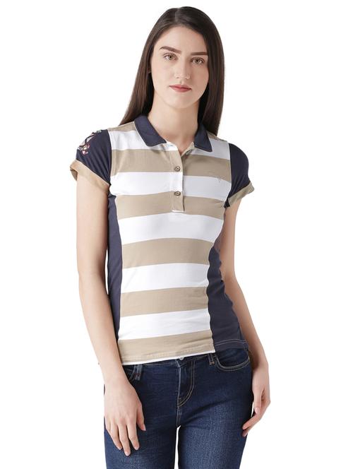 multicoloured cotton regular tee - 13710857 - Very Small Image - 1