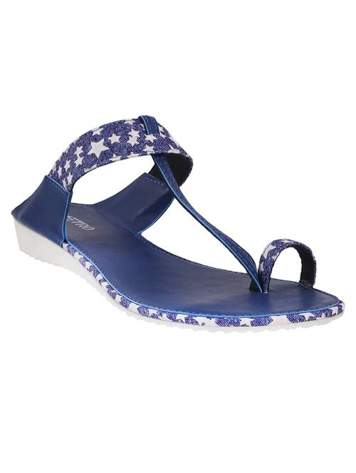 blue one toe sandal - 13711235 - Very Small Image - 1