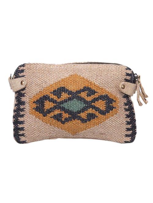 brown cotton regular clutch - 13713542 - Very Small Image - 1