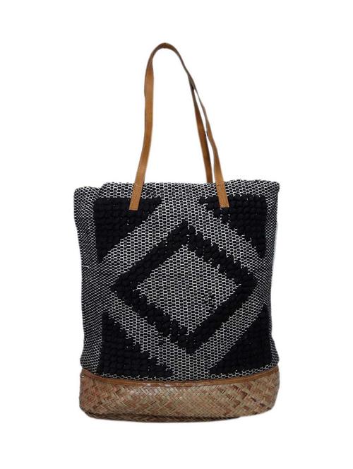 black cotton regular tote - 13713561 - Very Small Image - 1