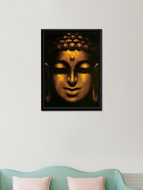 gautam buddha wall poster (with frame) - 13715681 - Very Small Image - 1