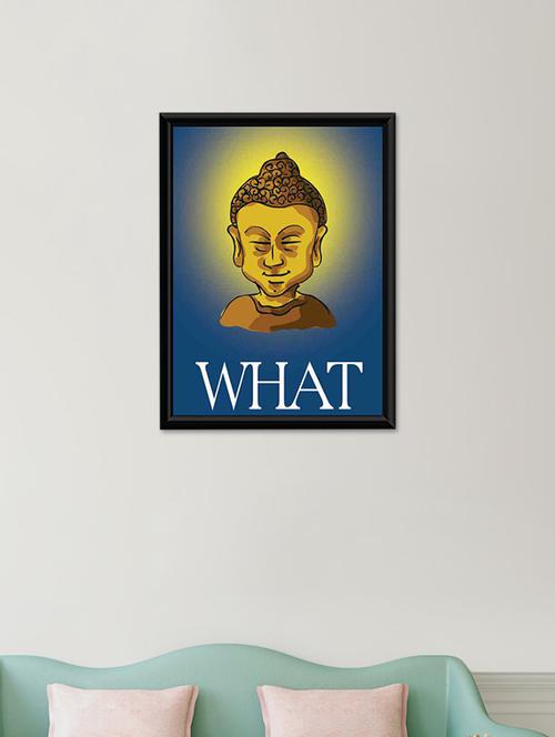 gautam buddha wall poster (with frame) - 13715770 - Very Small Image - 1