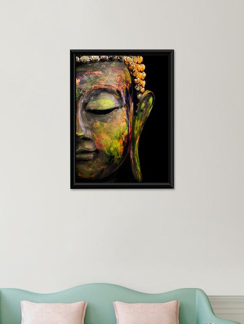 gautam buddha wall poster (with frame) - 13715791 - Very Small Image - 1