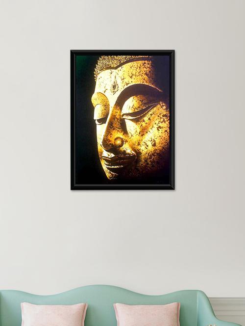 gautam buddha wall poster (with frame) - 13715827 - Very Small Image - 1
