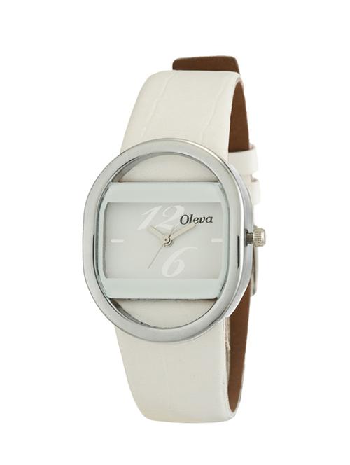 oleva ladies leather watch - 13715921 - Very Small Image - 1