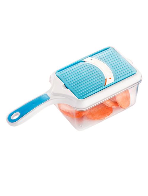 jen sigma 8 in 1 grater, slicer chopper (blue) - 13718223 - Very Small Image - 1