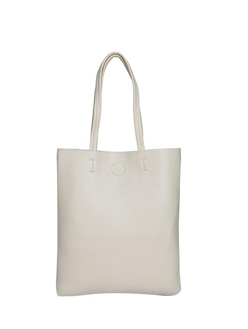 white leatherette tote - 13720162 - Very Small Image - 1
