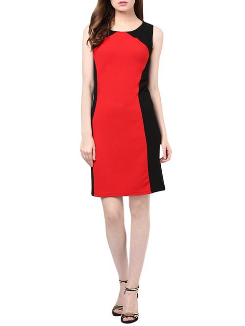 color blocked sheath dress - 13720385 - Very Small Image - 1