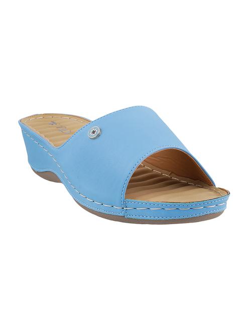Light blue slip on wedge - 13723706 - Very Small Image - 1