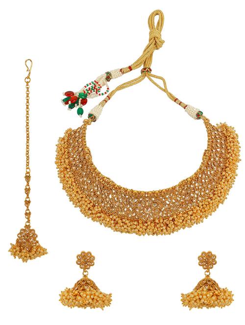 gold metal  necklace - 13730132 - Very Small Image - 1