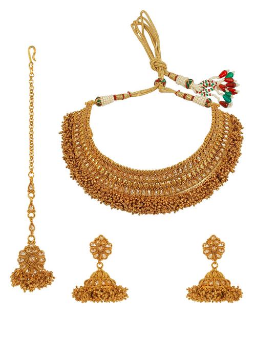 gold metal  necklace - 13730141 - Very Small Image - 1