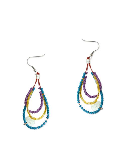 multi plastic balli earring - 13734311 - Very Small Image - 1