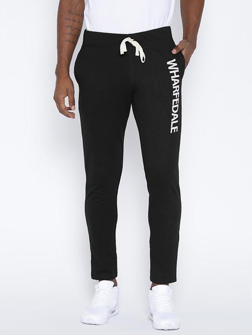 black cotton joggers track pant - 13734530 - Very Small Image - 1