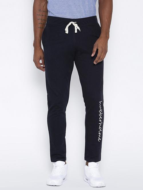 navy blue cotton joggers track pant - 13734533 - Very Small Image - 1