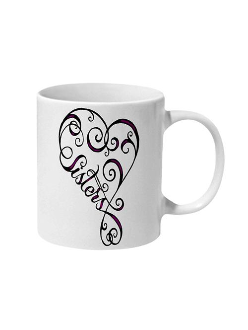 mooch wale heart sister ceramic mug - 13737870 - Very Small Image - 1