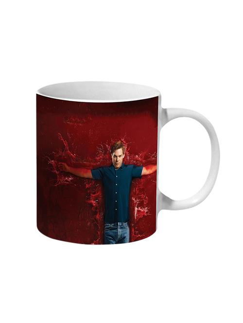 mooch wale dexter bloody splash ceramic mug - 13738049 - Very Small Image - 1