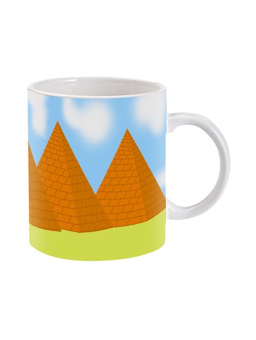 Mooch Wale Pyramid Pattern Art Ceramic Mug - 13738154 - Very Small Image - 1