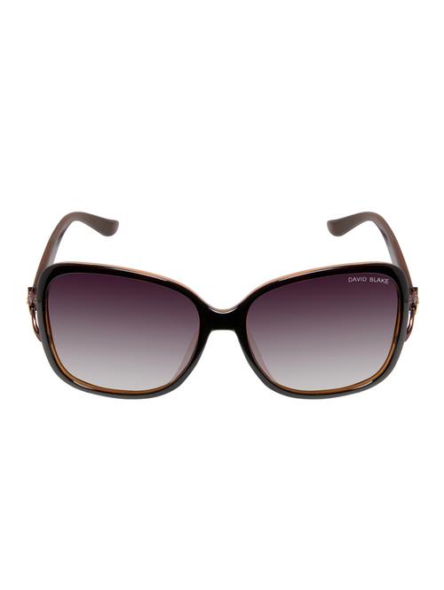david blake brown oversized gradient, polarized, uv protection sunglass - 13739109 - Very Small Image - 1