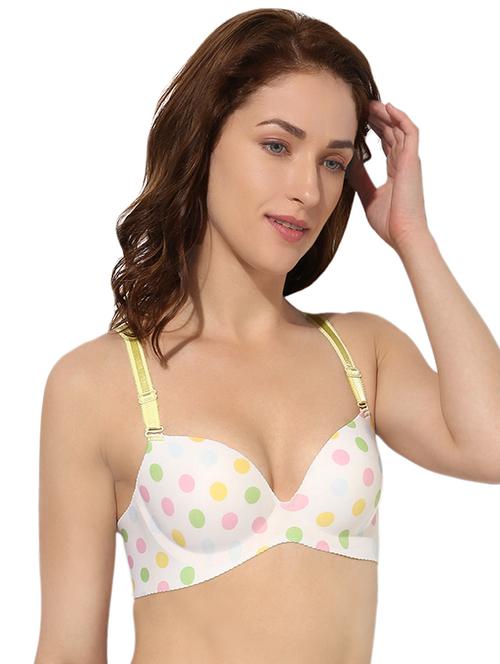 polka dots tshirt bra - 13739274 - Very Small Image - 1