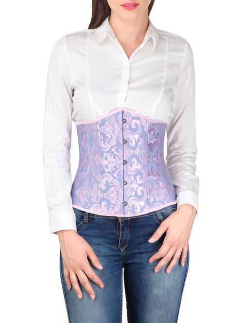 lace up back under-bust corset top - 13739304 - Very Small Image - 1