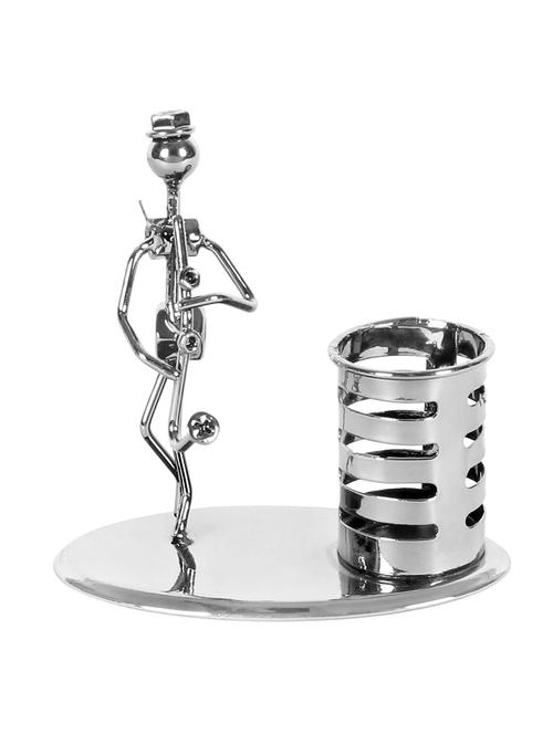 jewel fuel iron pen stand and musician playing saxophone - 13740924 - Very Small Image - 1