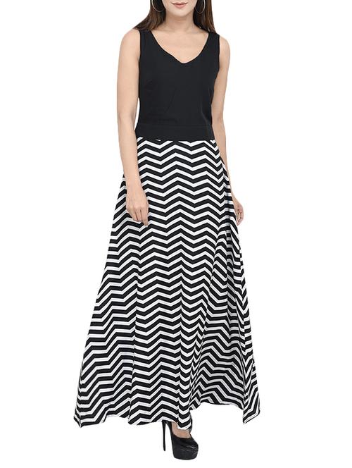 chevron maxi dress - 13741142 - Very Small Image - 1