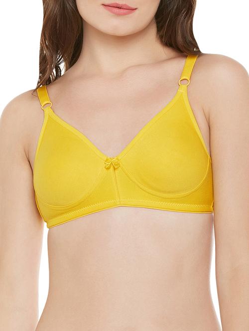 bow patch solid bra - 13742235 - Very Small Image - 1