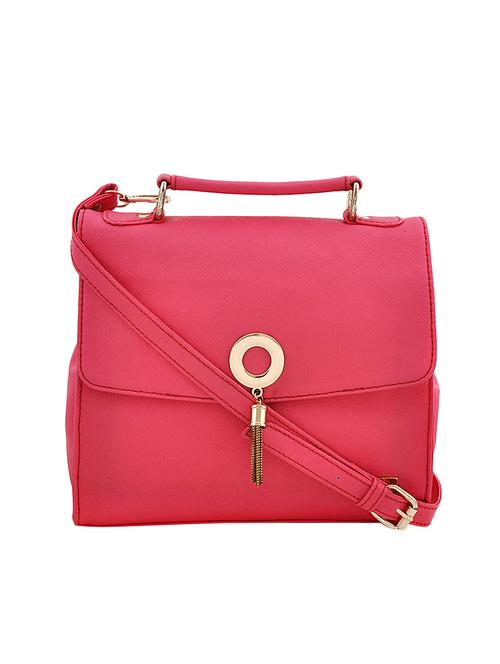 pink leather sling bag - 13747291 - Very Small Image - 1
