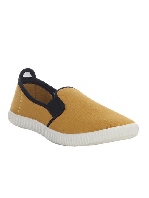 yellow canvas slip ons - 13748348 - Very Small Image - 1