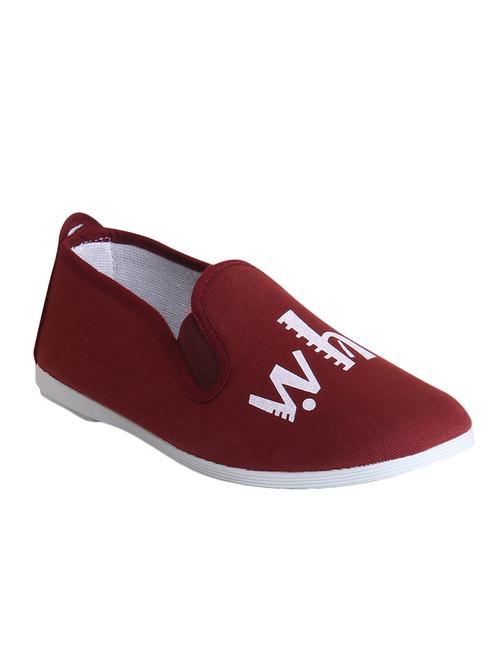 maroon canvas slipons - 13748364 - Very Small Image - 1
