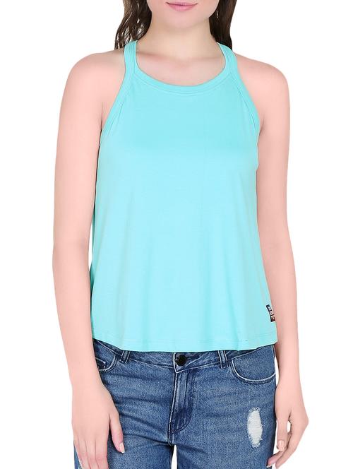 green cotton tank tee - 13752020 - Very Small Image - 1