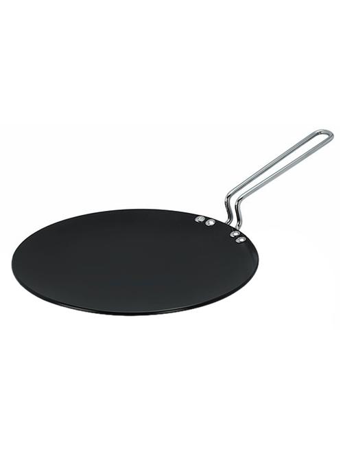 pristine concave hard anodised tawa with ss wire handle (26 cm) - 13752228 - Very Small Image - 1