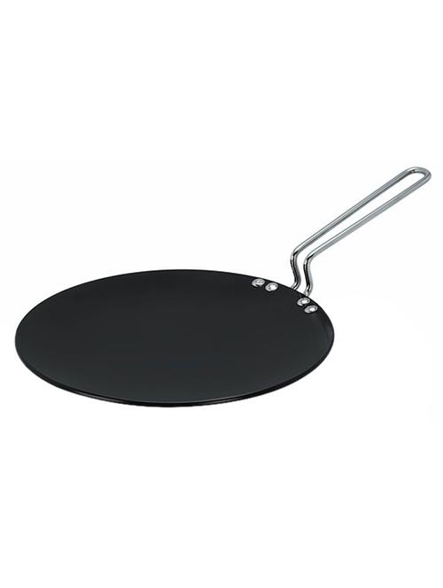 pristine concave hard anodised tawa with ss wire handle (22 cm) - 13752229 - Very Small Image - 1