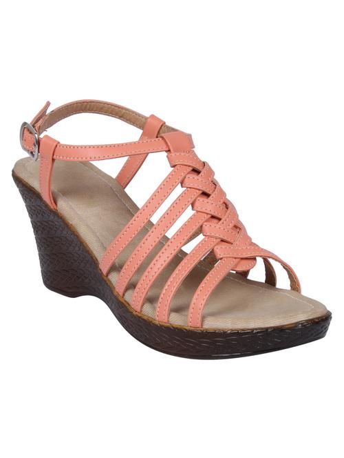 peach back strap  wedge - 13757577 - Very Small Image - 1