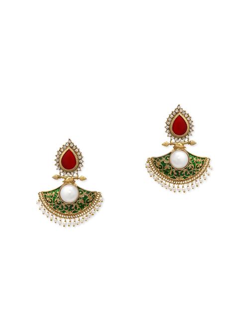 gold zinc  earring - 13757641 - Very Small Image - 1