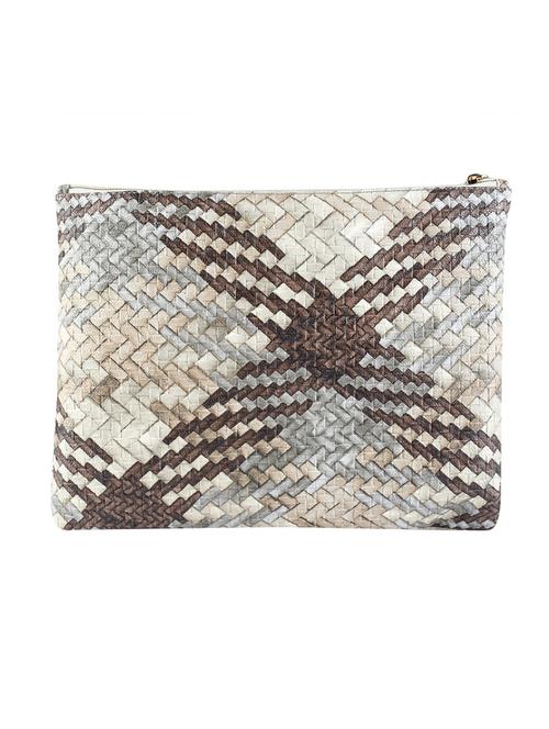 brown leatherette utility bag - 13757813 - Very Small Image - 1