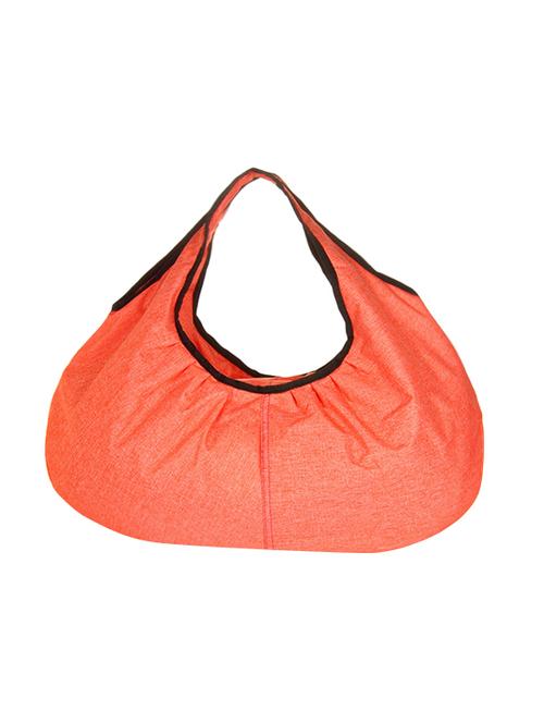 orange polyester hobo handbag - 13758976 - Very Small Image - 1
