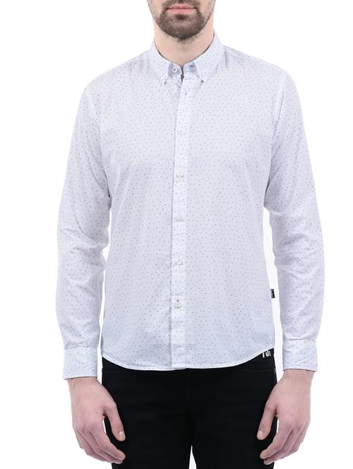 white cotton casual shirt - 13760179 - Very Small Image - 1