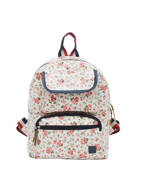white canvas fashion backpack - 13760426 - Very Small Image - 1