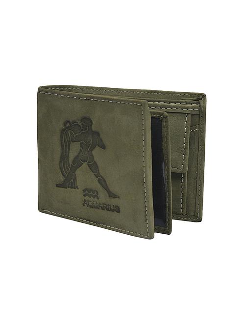 olive green leather wallet - 13761507 - Very Small Image - 1
