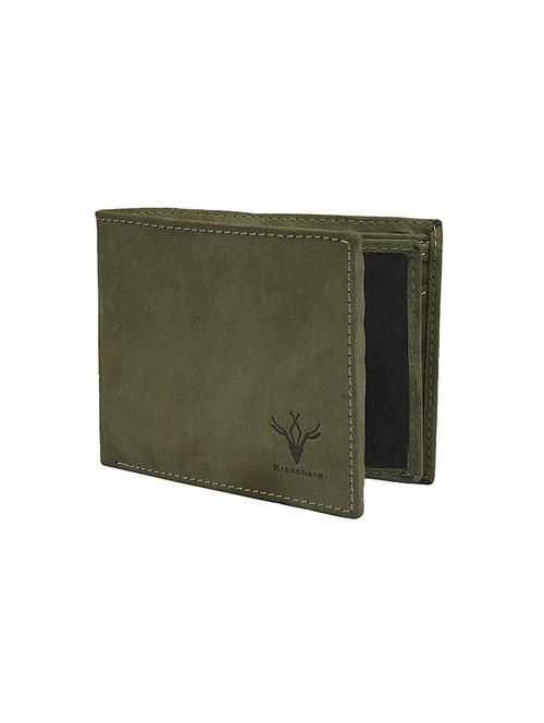 olive green leather wallet - 13761551 - Very Small Image - 1
