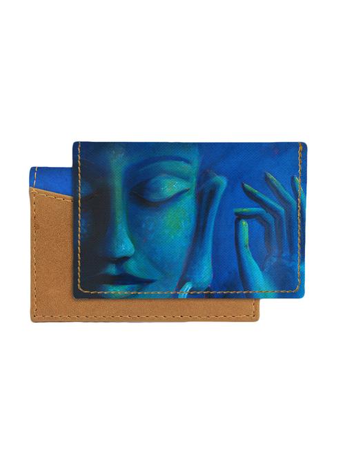 brown leatherette card holder - 13761880 - Very Small Image - 1