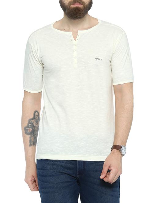 white cotton tshirt - 13762961 - Very Small Image - 1