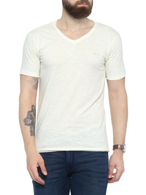 white cotton tshirt - 13762969 - Very Small Image - 1