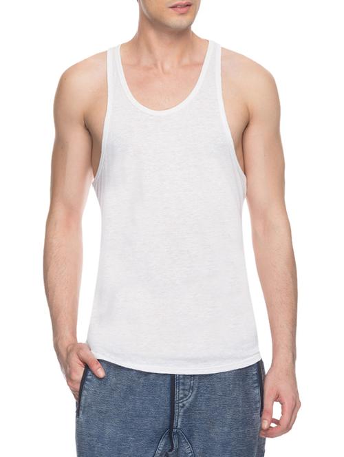 white solid vest - 13763223 - Very Small Image - 1