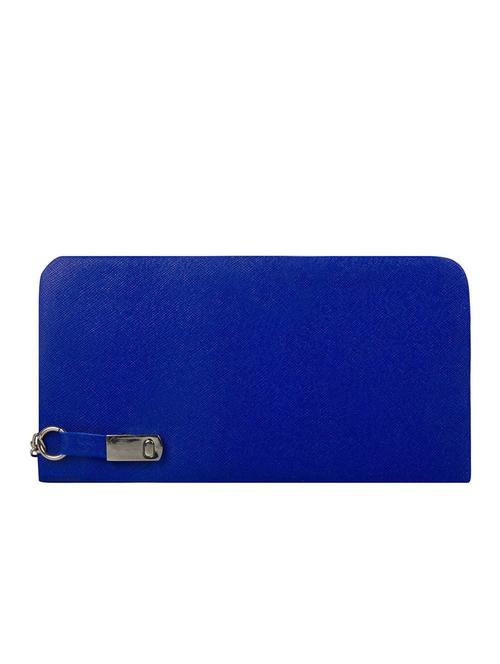 blue leatherette regular clutch - 13764071 - Very Small Image - 1